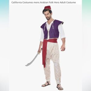Arabian Folk Hero Adult Costume Men size L/XL